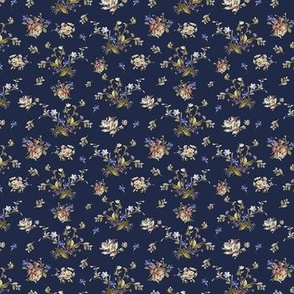 ditsy gentle flora cottage style inspired shabby chic fabric -small scale