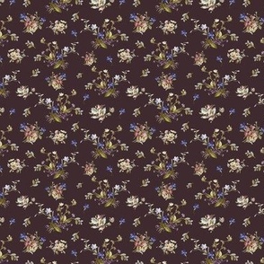 ditsy gentle flora cottage style inspired shabby chic fabric -small scale