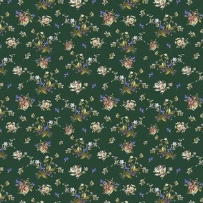 ditsy gentle flora cottage style inspired shabby chic fabric -small scale