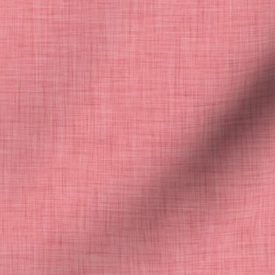 23 Watermelon- Linen Texture- Dark- Petal Solids Coordinate- Solid Color- Faux Texture Wallpaper- Coral- Flamingo- Pink- Valentines Day- Mid Century Modern