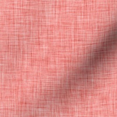 24 Coral- Linen Texture- Light- Petal Solids Coordinate- Solid Color- Faux Texture Wallpaper- Watermelon- Flamingo- Pink- Valentines Day- Mid Century Modern