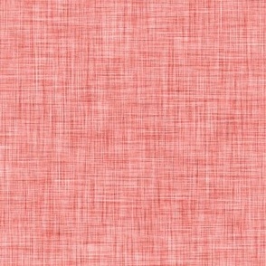 24 Coral- Linen Texture- Light- Petal Solids Coordinate- Solid Color- Faux Texture Wallpaper- Watermelon- Flamingo- Pink- Valentines Day- Mid Century Modern
