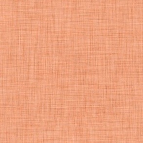 25 Peach- Linen Texture- Dark- Petal Solids Coordinate- Solid Color- Faux Texture Wallpaper- Pastel Orange- Pumpkin- Halloween- Thanksgiving- Spring- Summer- Mid Century Modern