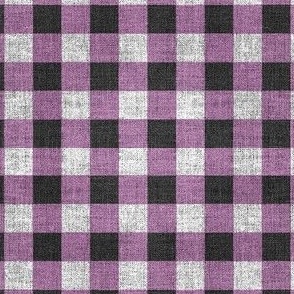 Wrapping - Plaid - Plum, White, Black - 8b5a87