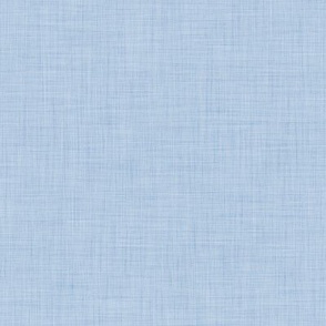 33 Sky Blue- Linen Texture- Dark- Petal Solids Coordinate- Solid Color- Faux Texture Wallpaper- Pastel Blue- Soft Blue- Mid Century Modern- Coastal- Nautical- Summer- Sea- Beach