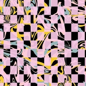 Checker box Checkers wallpaper Y2K pink checkers