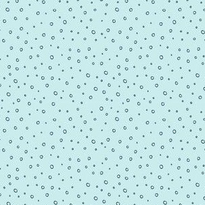 Bubbles - Grey and Aqua