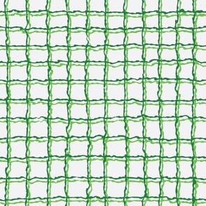 Double Wavy Grid in Greens