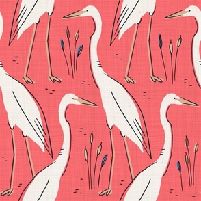 Harry the heron (pink)