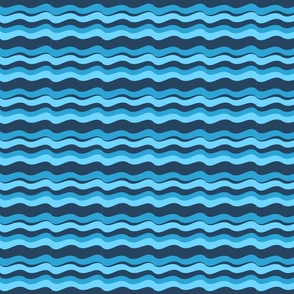 Sea Stripes - Blue