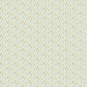 Lemony stripes with dots | 6" | on mint