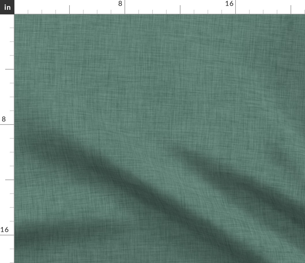 36 Pine- Linen Texture- Dark- Petal Solids Coordinate- Solid Color- Faux Texture Wallpaper- Teal Green- Gray Green- Pine Green- Muted Green- Forest- Neutral Mid Century Modern