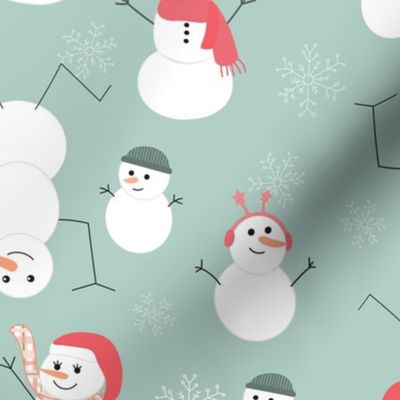 Fun snowman pattern