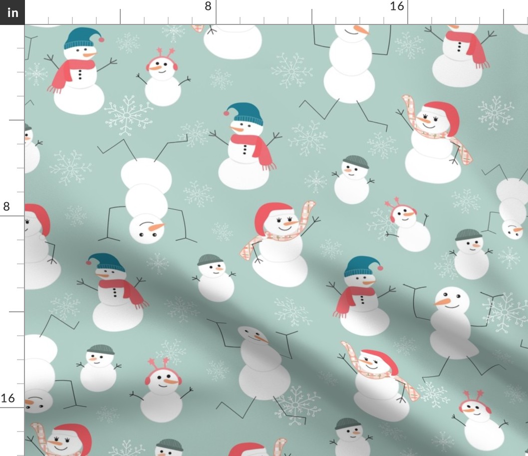 Fun snowman pattern