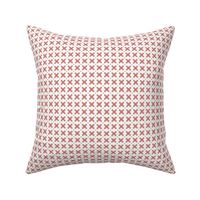 Sepal Square light: Turkey Red Geometric Floral