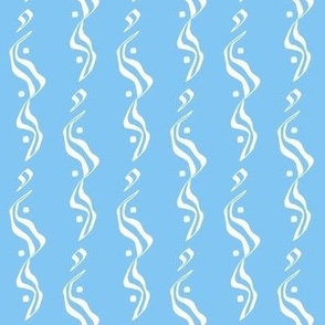 Light blue and white stripes 