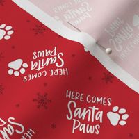 Santa Paws - Red, Small Scale