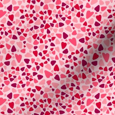 Confetti Valentine's Hearts — Blush Pink