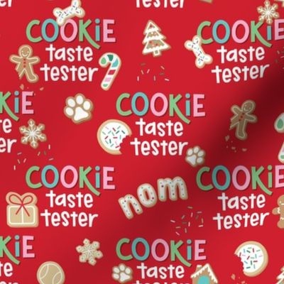 Dog Cookie Taste Tester - Red, Medium Scale