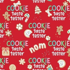 Dog Cookie Taste Tester - Red, Medium Scale