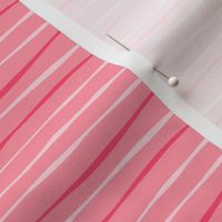 Valentine's Stripes — Rose Pink