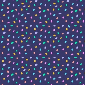 Rainbow Dots Dark Purple small