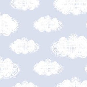 Happy Little Clouds - light blue