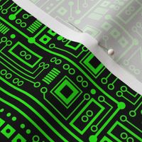 Robot Circuit Board (Neon Green & Black)