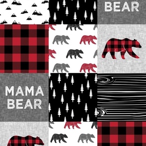 Mama Bear Fabric, Wallpaper and Home Decor