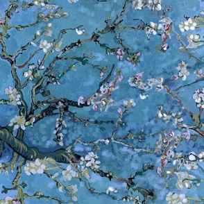 Van Gogh blue in brighter petals