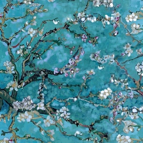 Van Gogh turquoise in brighter petals