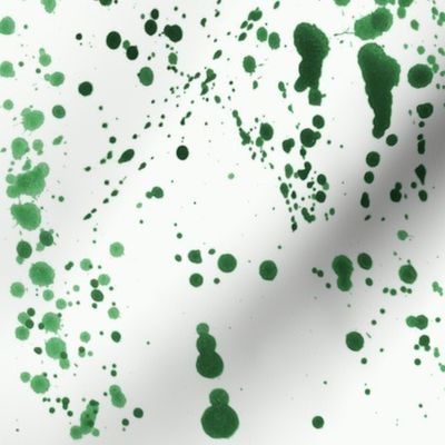 Green Ink Splatter