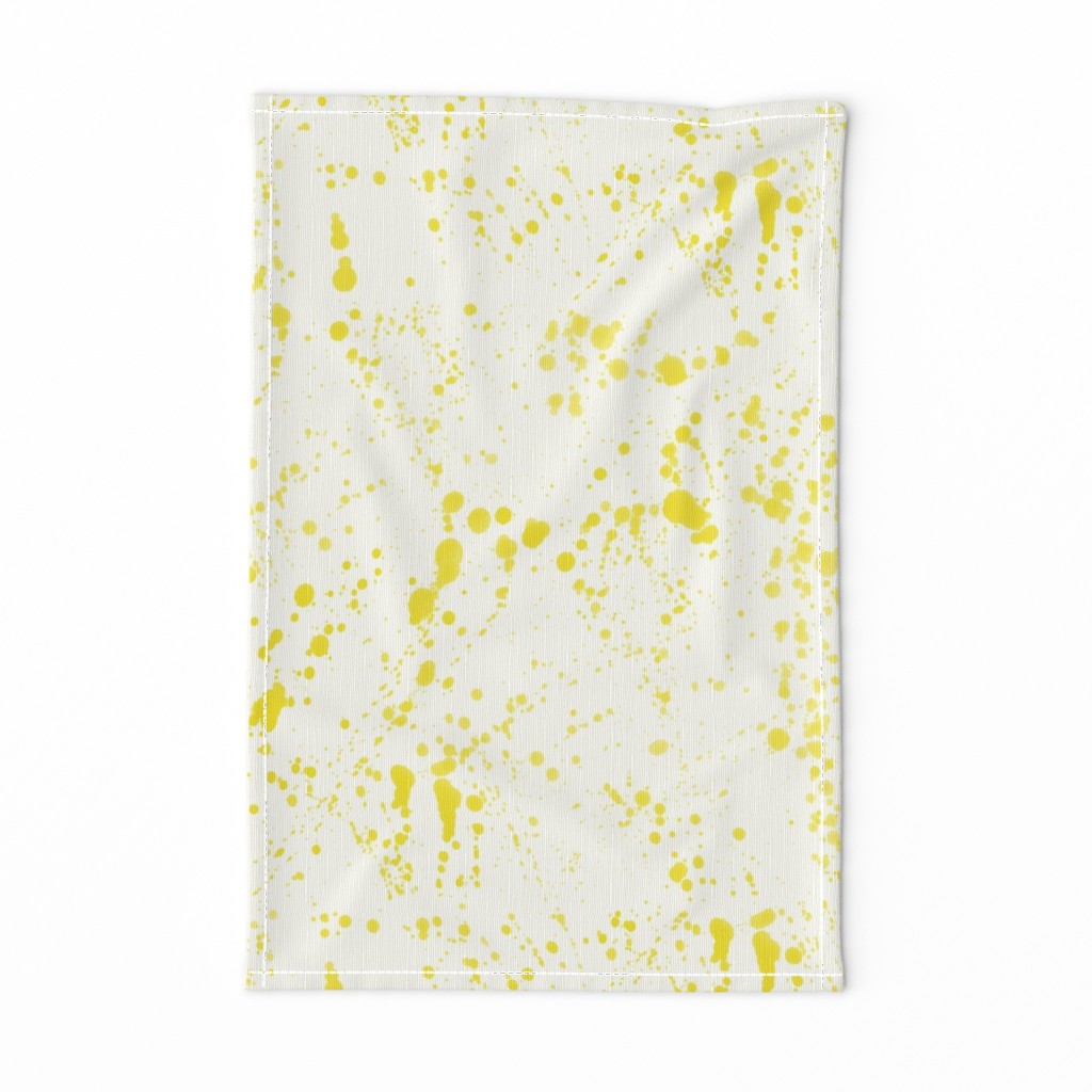 Yellow Ink Splatter