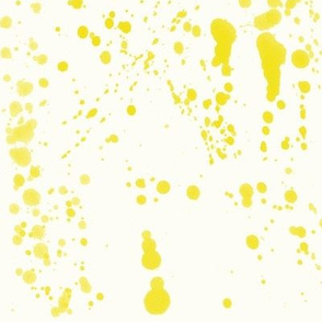 Yellow Ink Splatter