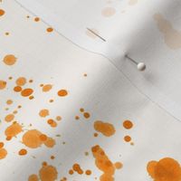 Orange Ink Splatter