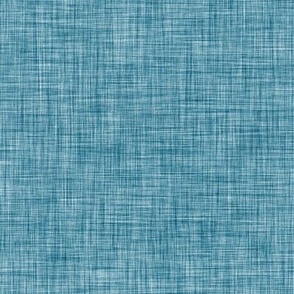 47 Peacock- Linen Texture- Light- Petal Solids Coordinate- Solid Color- Faux Texture Wallpaper- Turquoise Blue- Greenish Blue- Cerulean Blue- Teal- Mid Century Modern- Summer- Sea- Beach