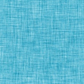 48 Caribbean- Linen Texture- Light- Petal Solids Coordinate- Solid Color- Faux Texture Wallpaper- Turquoise Blue- Acqua- Bright Blue- Mid Century Modern- Summer- Sea- Beach