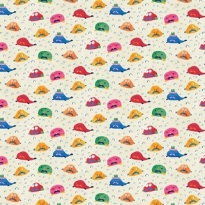 Beige Blob Fish | Colorful | ditsy ©designsbyroochita