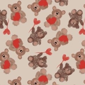 Teddy Bears Fabric, Wallpaper and Home Decor | Spoonflower