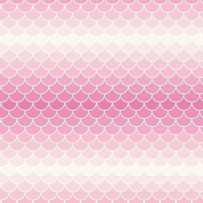 Mermaid Scales in Shades of Pink and Cream - mini