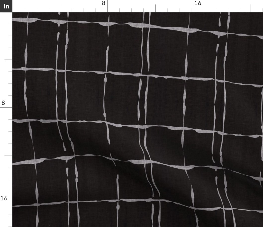 Black and Gray Plaid  (large scale)