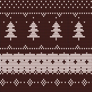 Christmas knit pattern 