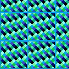 Blue to Green Blocks
