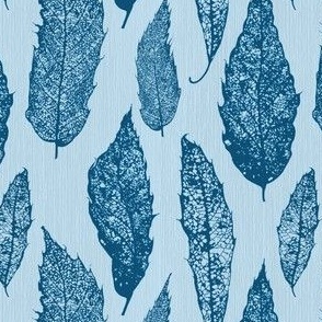 Lace Leaf - blue