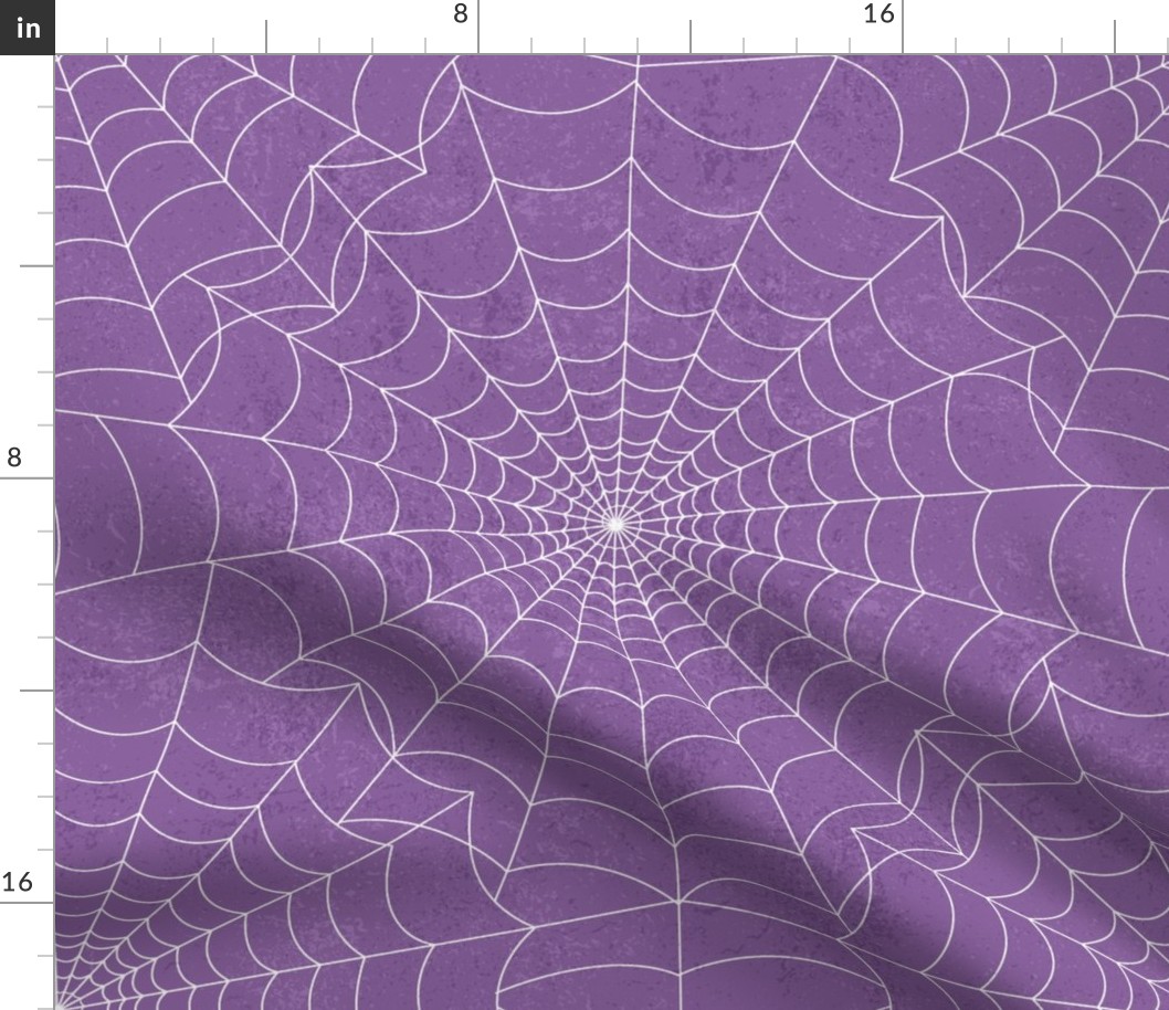 Spiderwebs on Pastel Purple - XL