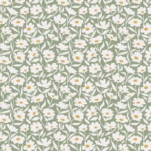 Ditsy Floral - Sage Green