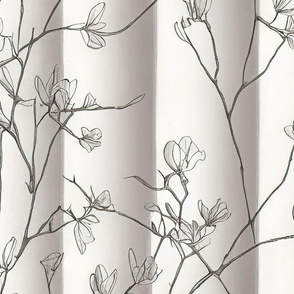 Floral pattern - magnolias