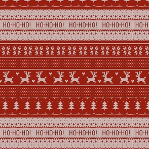 Christmas embroidery stitch jumper print 