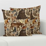 Woodsy Woodland Friends (Light Brown)  