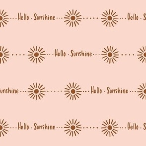 Hello Sunshine // Rose Pink // Baby Girl Nursery 